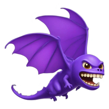flying purple people eater sticker