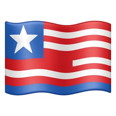 Emoji du drapeau de la Yougoslavie avec un drapeau en ligne comme celui de l’Allemagne avec en haut du bleu au milieu du blanc avec un étoile et en bas du rouge  sticker