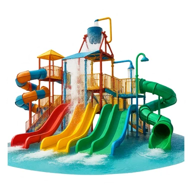 Water park sticker
