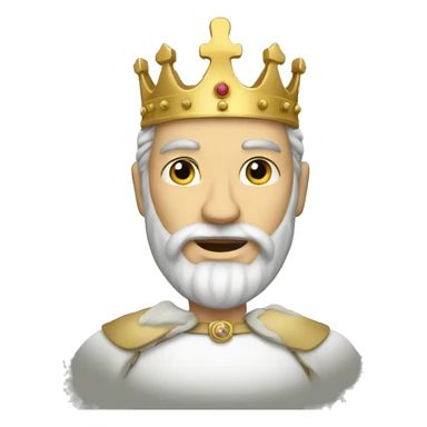 white king sticker