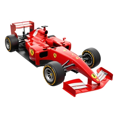 Ferrari formula 1 car sticker