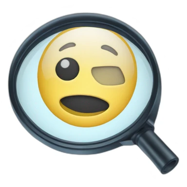 Magnifier blie sticker