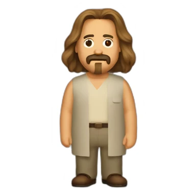 the big lebowski on carpet sticker