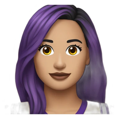 demi lovato wearing yellow lakers jersey sticker