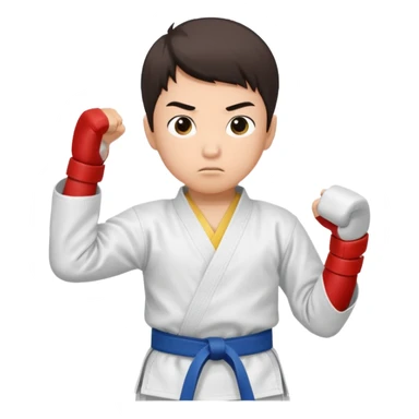 Karate kid  sticker