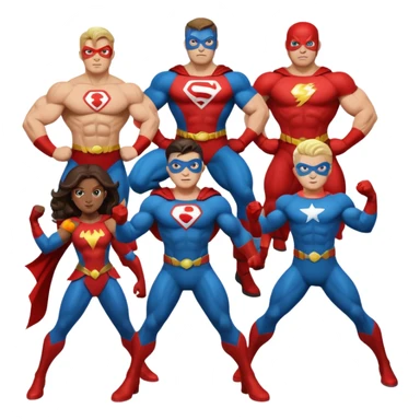 Superheroes sticker