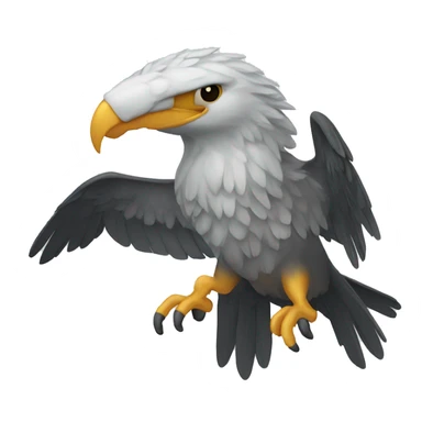 fliegender adler greit  sticker