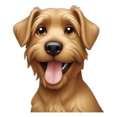 dog-large-yorkshire-older-tan-black-points-closeup-smile sticker