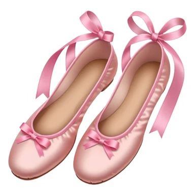 Pink ballet shoes sticker