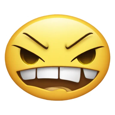 happy face and angry  sticker