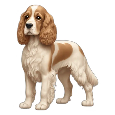 Dog-english-cocker-spaniel-full-body sticker