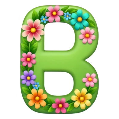 line of number 7s with floral decorations around the edges sticker