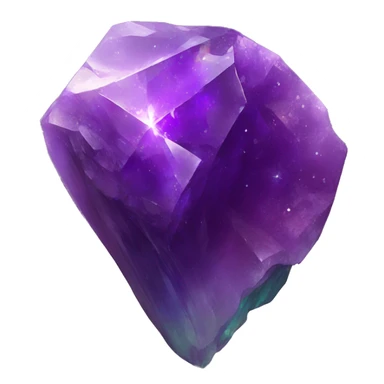 Rainbow Amethyst Chunk gem sticker