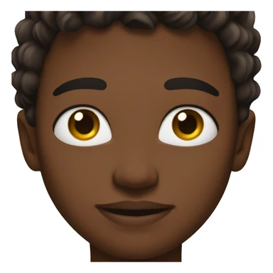Make the 😭 emoji except it's black skin sticker