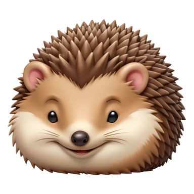 Meme-Worthy Cute Sleeping Hedgehog Portrait Emoji, Head resting peacefully with a contented smile, showcasing a delightfully compact build and a luxuriously soft brown Fur with tiny spines, eyes shut in a serene, restful nap, Simplified yet hilariously adorable features, highly detailed, glowing with a soft, drowsy light, high shine, relaxed and utterly lovable, stylized with an air of playful laziness, bright and heartwarming, soft glowing outline, capturing the essence of a comically sleepy hedgehog, so meme-worthy it feels like it could instantly become the next viral sensation of adorable slumber! sticker