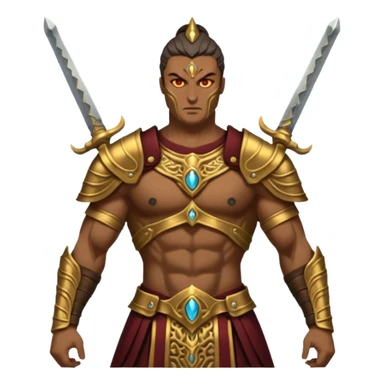 I want an emoji for Eight-Handled Sword Divergent Sila Divine General Mahoraga sticker