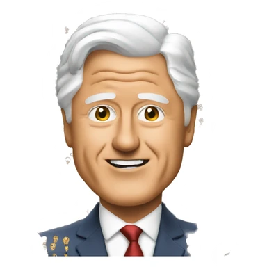 Bill Clinton  sticker