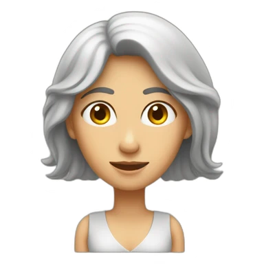 Mujer sentada en wc sticker