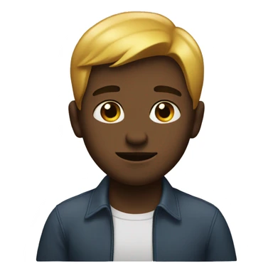 A boy cannot say anything,because he doesn’t know sticker