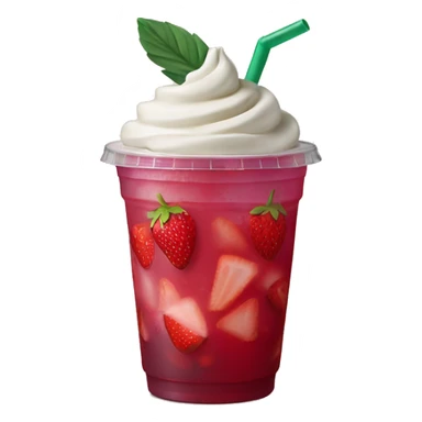 Starbucks strawberry açai refresher sticker