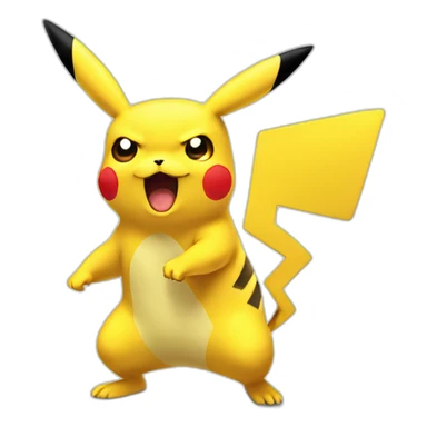angry-pikachu-TAIL sticker