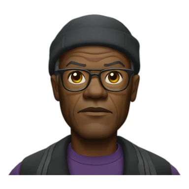 samuel l jackson serious sticker