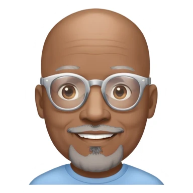 Bald mature Black male with Grey goatee and light glasses
Wishing everyone a 
"HAPPY MOTHER'S DAY" sticker