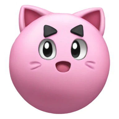 Jigglypuff punching bag sticker