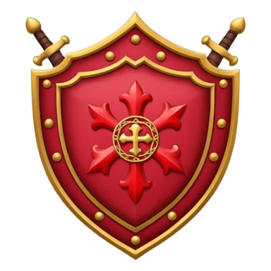 brasão sangrando medieval rosa de sangue vermelha sticker