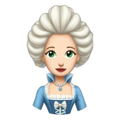 sad Marie Antoinette sticker