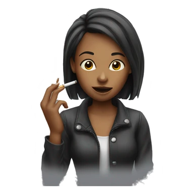 gay girl smoking cigarettes  sticker