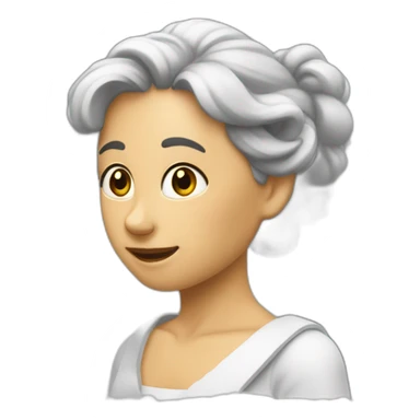 Doigt d'honneur célèste sticker