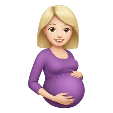 Una mamá embarazada sticker