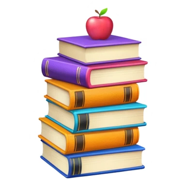 libros aesthetic de colores sticker