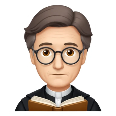 portrait of Hartmut Rosa, German philosopher, with a book sticker