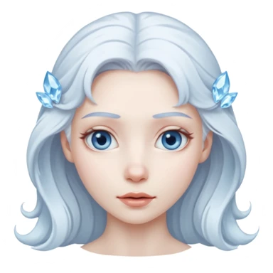 albino ice princess sticker