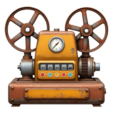 1980s machinery and equipment sticker