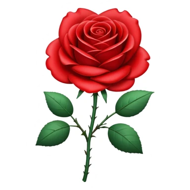 metal rose, without green leaves, just flower sticker