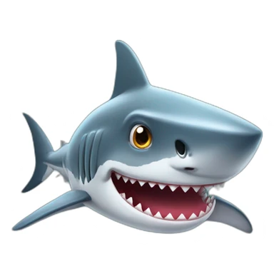 Shark dressed for Halloween  sticker
