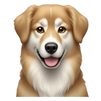 Black Golden retriever Siberian husky mix sticker