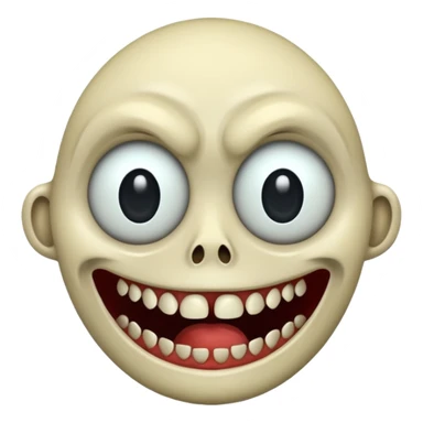 Cursed horror morbid macabre terrifying terrific incredible epic wow face sticker