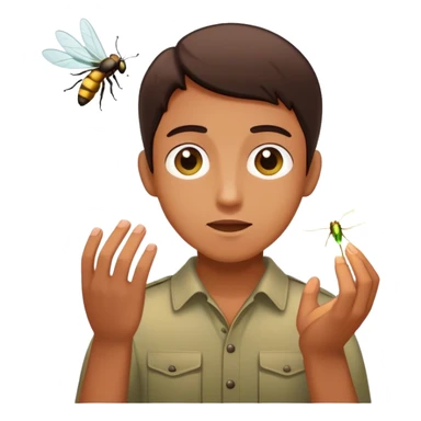 Trying to catch a firefly sticker