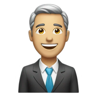 happy business man sticker