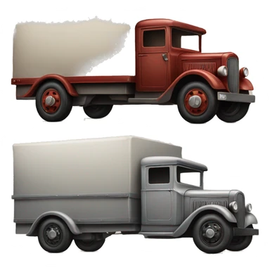 Very large 1934 moving truck sticker