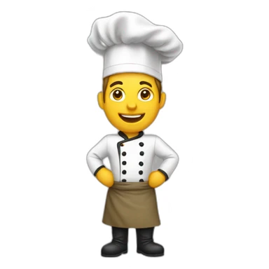 cuisinier qui glisse sticker