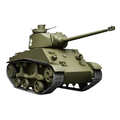 ww2 sherman firing sticker