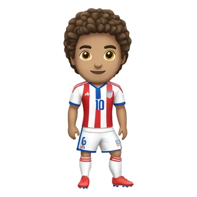 footballeur paraguay sticker