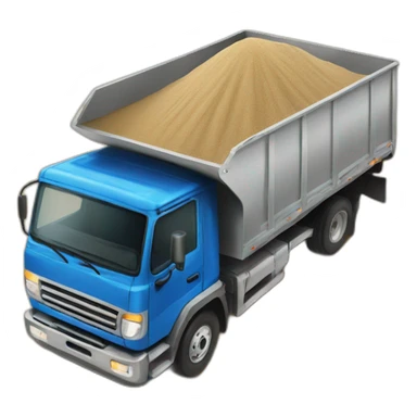truck delivery sand sticker