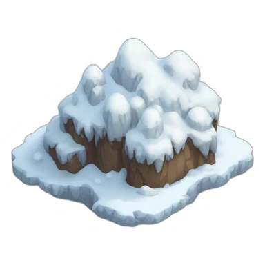 plateau neige sticker