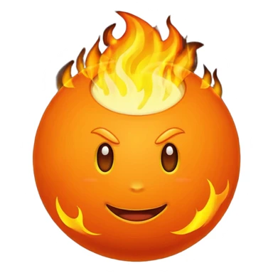 fire ball sticker